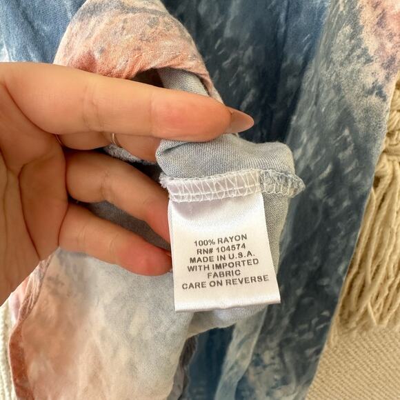 RTR Now Tie Dye Midi Slip Skirt - Picture 4 of 5